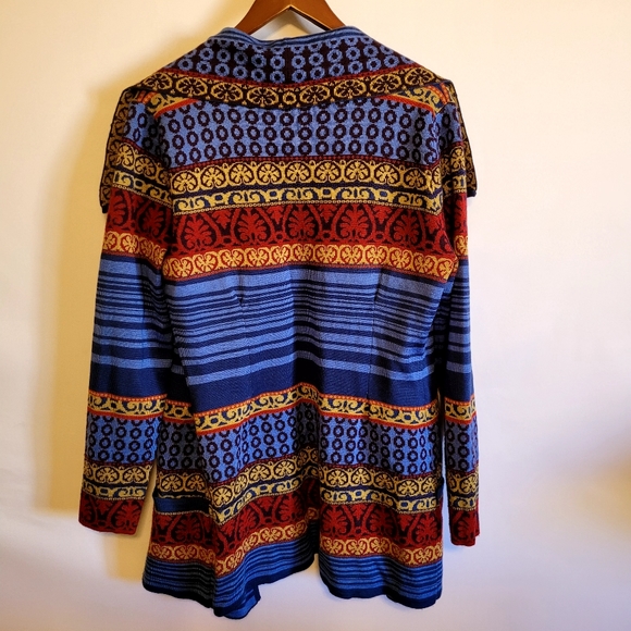 Icelandic Designs Long Sleeve Waterfall Cardigan Size Med NWOT - Picture 2 of 5